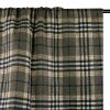 Tissu lainage matelassé tartan - gris x 10 cm