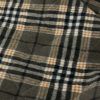 Tissu lainage matelassé tartan - gris x 10 cm