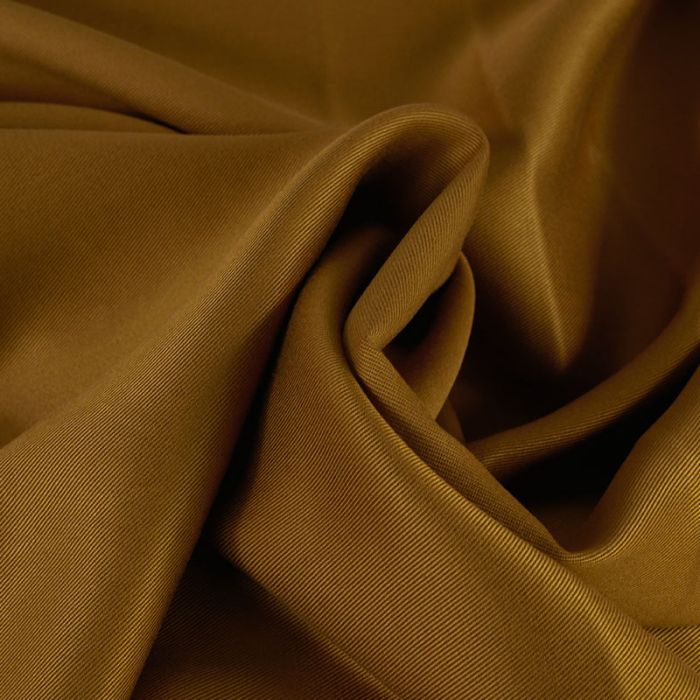 Tissu twill lyocell Tencel - ocre x 10 cm