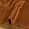 Tissu satin viscose uni - terracotta x 10 cm