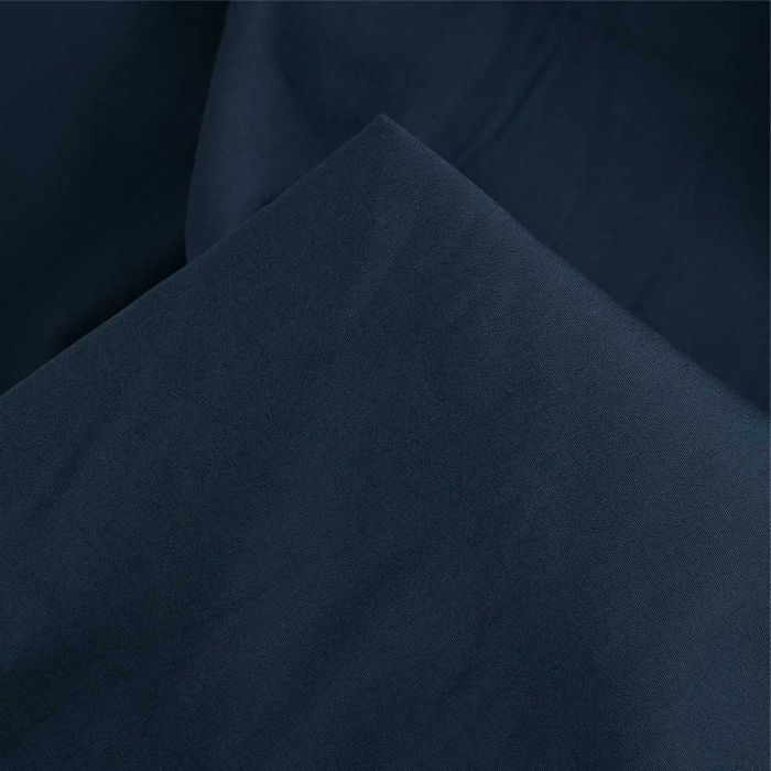 Tissu popeline coton - bleu denim x 10 cm