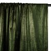 Tissu velours ras lurex haute couture - vert olive x 10 cm