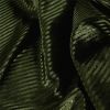 Tissu velours ras lurex haute couture - vert olive x 10 cm