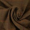 Tissu lainage cachemire carreaux haute couture - camel x 10 cm