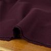 Tissu lainage uni haute couture - bordeaux x 10 cm