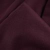 Tissu lainage uni haute couture - bordeaux x 10 cm