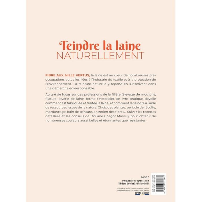 Teindre la laine naturellement - Doriane Chago