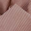 Tissu velours côtelé fausse fourrure - vieux rose x 10 cm