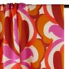 Tissu twill viscose art décoratif haute couture - orange x 10 cm