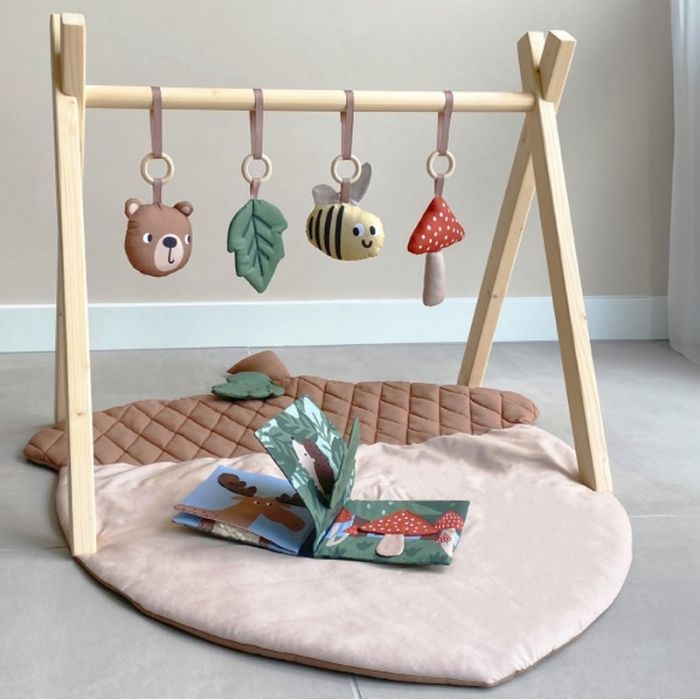 Tissu panneau tapis bébé et jeux à coudre