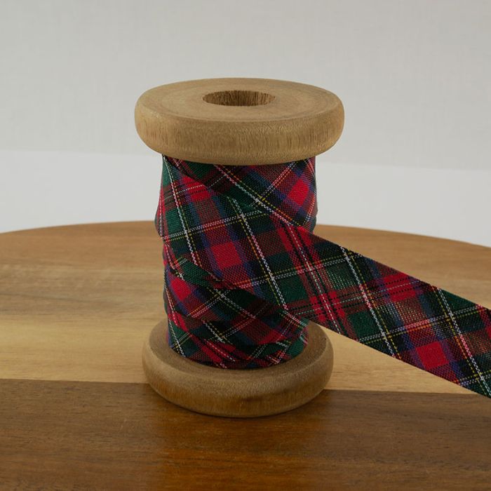 Biais coton tartan écossais 20 mm x 10 cm