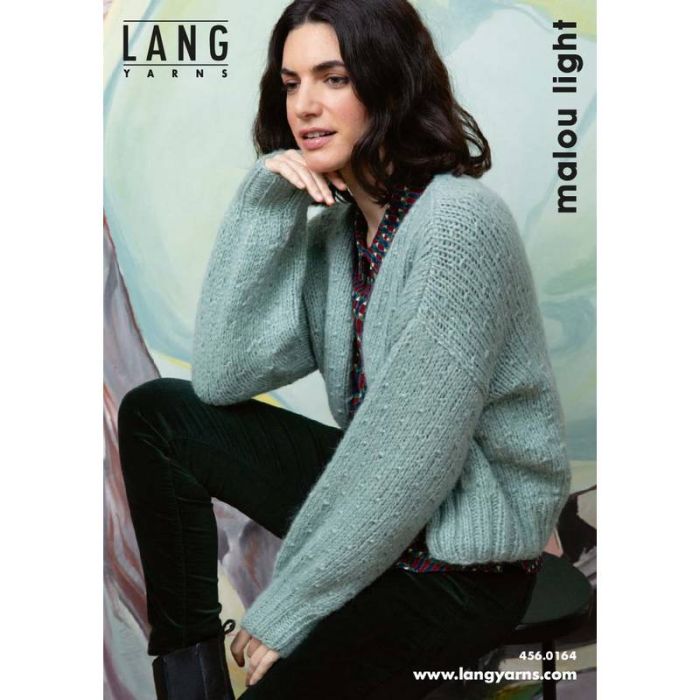 Patron Tricot Gilet - Flyer Malou Light -  Lang Yarns