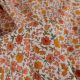 Tissu jersey fin fleurs Jollia Orange